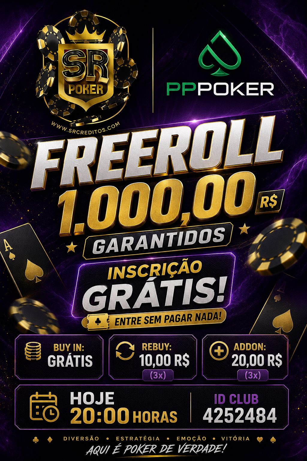Freeroll 1k GTD